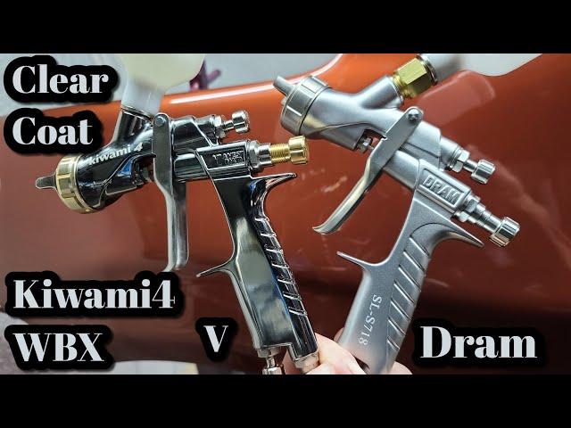 Iwata Kiwami4 WBX v Dram Chinese Spray Gun W400 WBX Upol 2081 Clear Coat