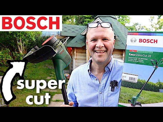 Best budget BOSCH STRIMMER on Amazon?  EasyGrassCut 26 unboxing & first impressions review!