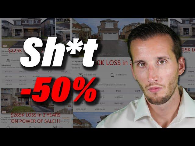 HUGE 60% Losses In Canadian Housing Market CRASH!