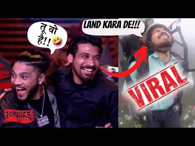 "Land करा दे !!" 🪂 वाला भाई  in the audition! | Roadies Memorable Moments