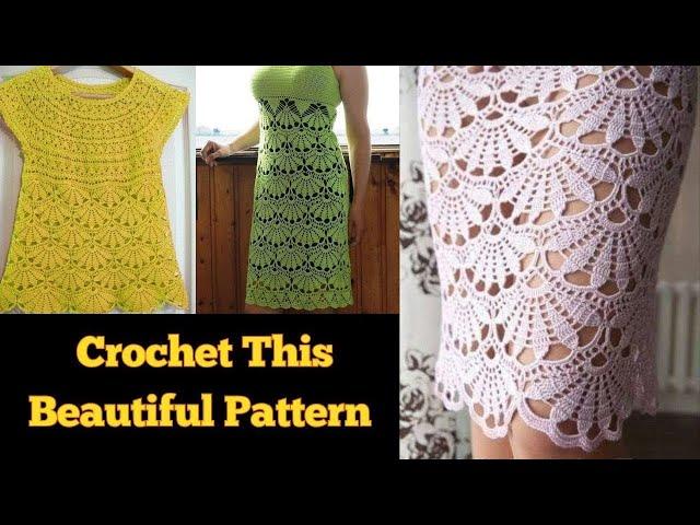 This is a very ️ beautiful crochet pattern for baby dress skirt design