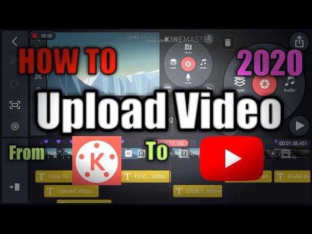 How To: Upload Videos from Kinemaster to Youtube (2020)