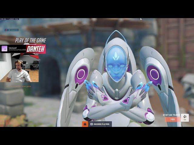 TOP 500 ECHO! POTG! DANTEH ECHO GAMEPLAY OVERWATCH 2 SEASON 12 TOP 500