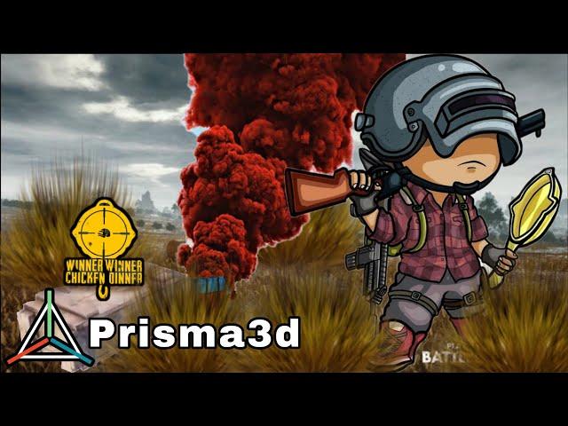 pubg ||animation shooter || prisma 3D tutorial || creative cg