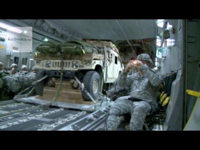 Humvee Airdrop From C-17 Globemaster III