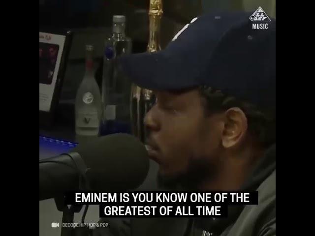 Rappers talking about Eminem Respect