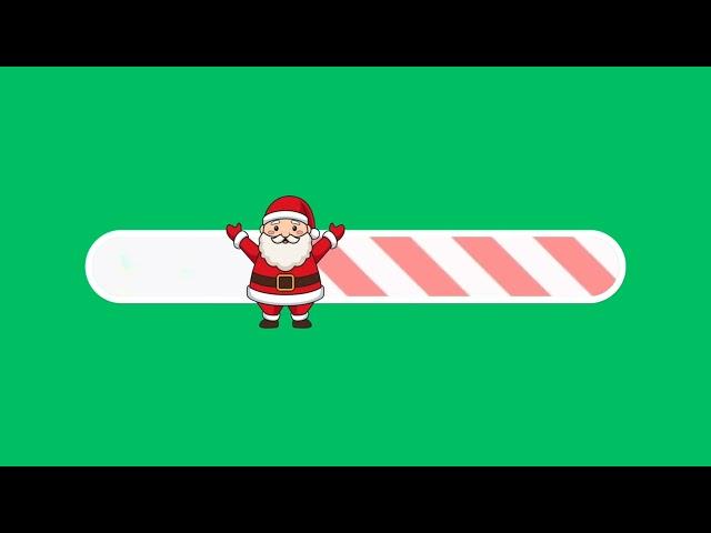 Santa Time Bar , progress bar , loading bar Counter Free Download NoCopyright #quiz #christmas