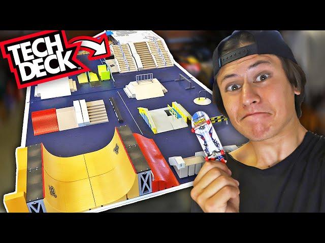 ULTIMATE FINGERBOARD SKATEPARK OUT OF TECH DECK RAMP!