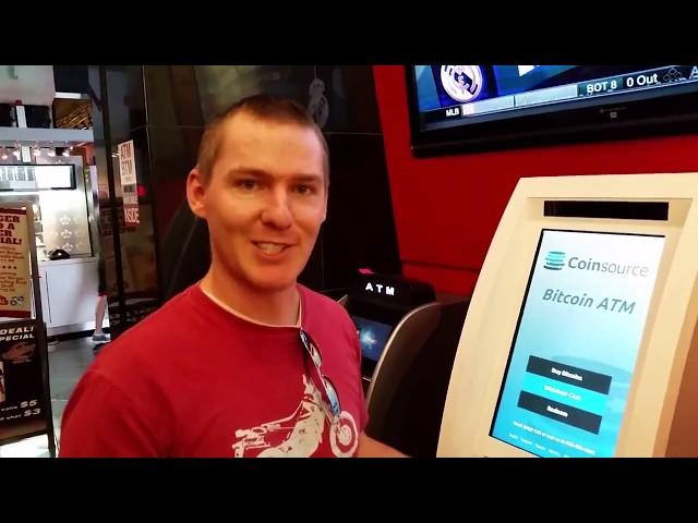 Bitcoin: Buying from a Bitcoin ATM Machine using cash.