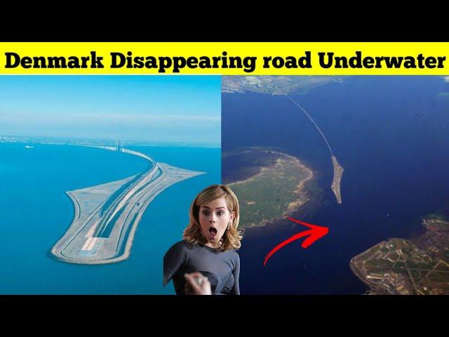 Denmark Disappearing road | Underwater Highway Denmark-sweden#short by sudeep