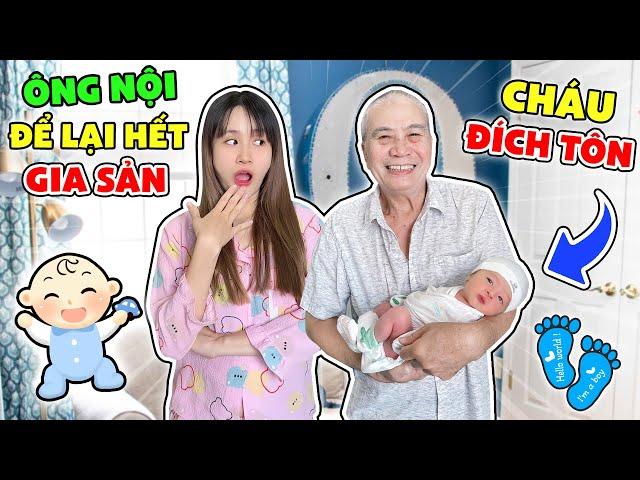 Ông Nội Phấn Khích Khi Lần Đầu Gặp Em Bé Zino - Vê Vê Channel