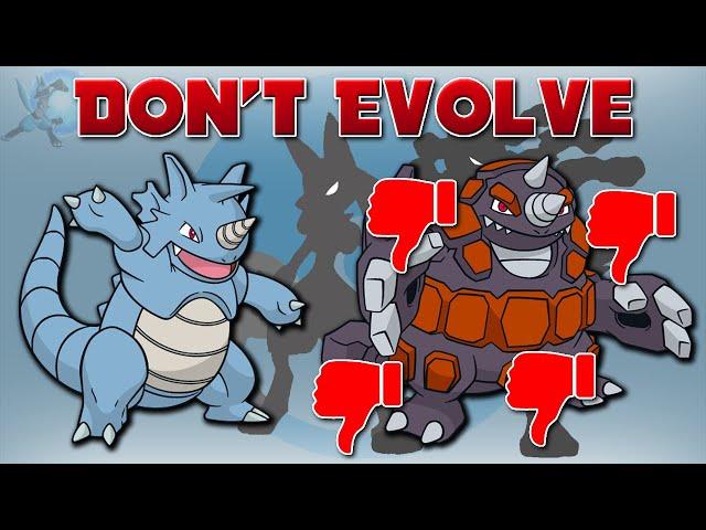 Pokémon that get WORSE when they Evolve