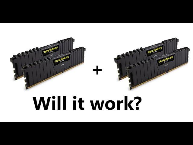 Can you mix 2 identical RAM kits?