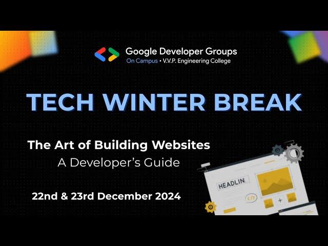 Day 1: Foundations of Web Development | GDGoC V.V.P. Engineering Collage | Tech Winter Break - Web