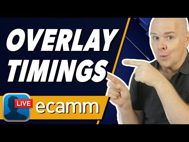 Adding timings to overlays with Stream Deck - Ecamm Live Tutorial