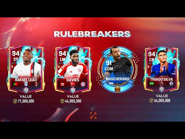 RULE BREAKERS Are Here! I Opened all Rule Breakers Packs in FC MOBILE!