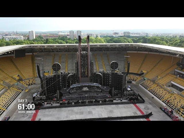 Rammstein - Europe Stadium Tour (Time Lapse)