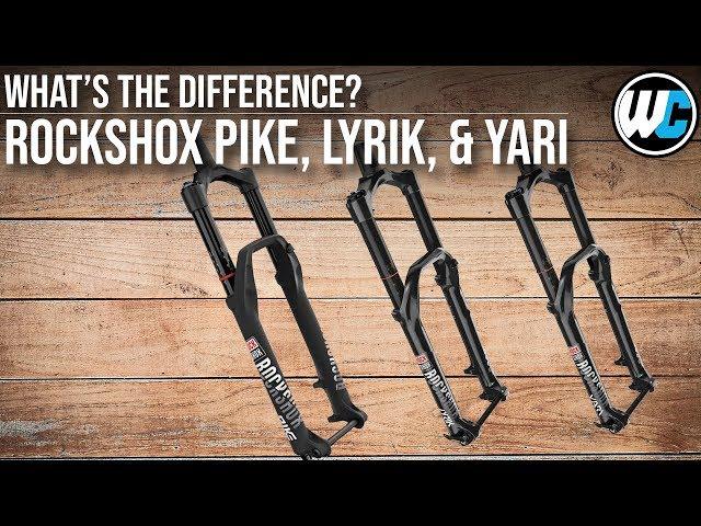 Rockshox Pike, Lyrik, Yari...What's the Difference???