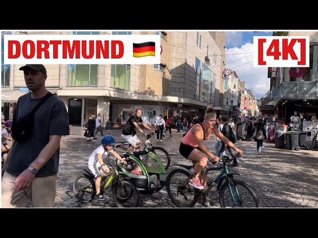 [4K] DORTMUND | Street Walking Tour | Germany  | Summer 2023 | 60 fps HDR Video