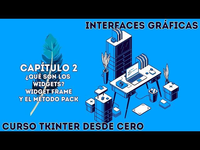 ¿Qué son los widgets? - El widget Frame() y el método pack() - Tkinter de cero - Capítulo 2