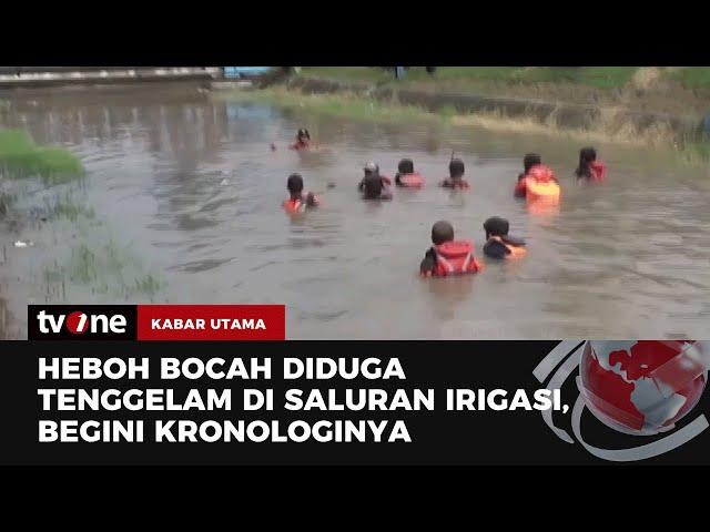 Bocah Brebes Bikin Heboh: Dikira Tenggelam di Saluran Irigasi, Ternyata Ikut Nonton | Kabar Utama