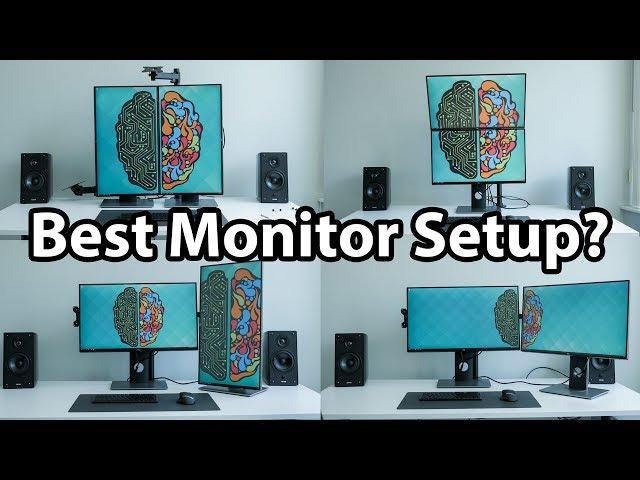 Best Way to Setup My Dual Monitors?