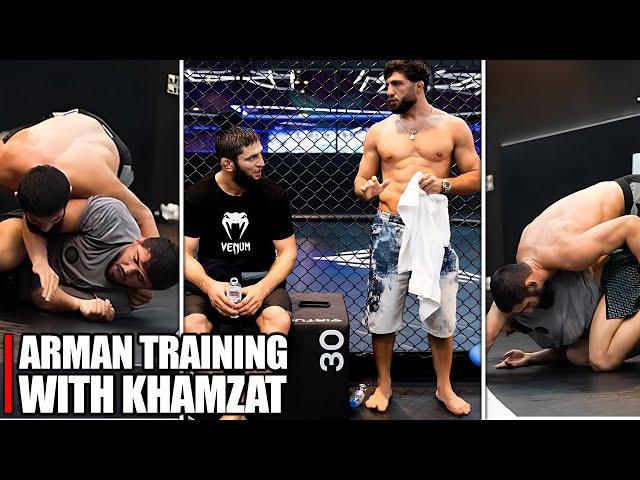 Arman Tsarukyan Started Training Camp With Khamzat Ahead of Islam Fight