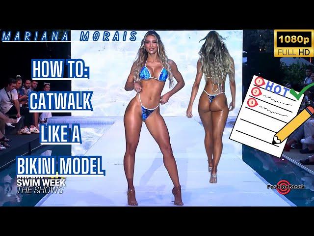 How To BIKINI Catwalk LIKE A PRO  Bikini Swimwear Model | Mariana Morais (@maarebeaar)