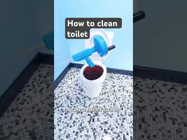 How to clean toilet properly️