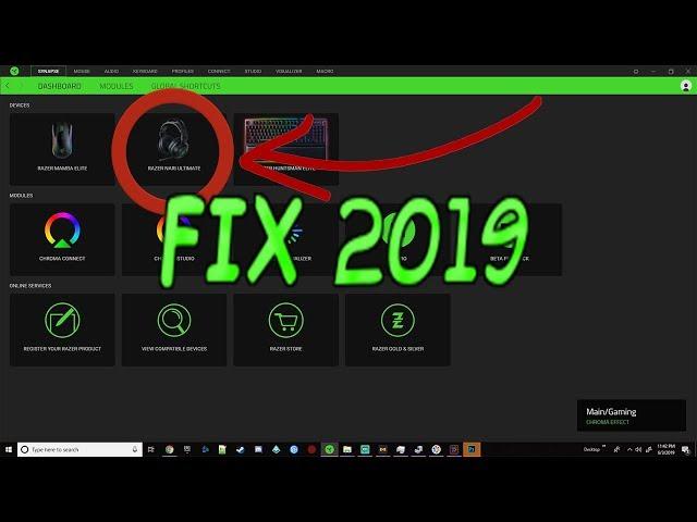 Razer headset or device  not showing up in synapse 3.0 FIX!!!!(2024)