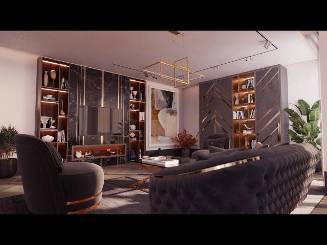 VR Fully Interactive Living Room ( Animation Version ) Full CGI !