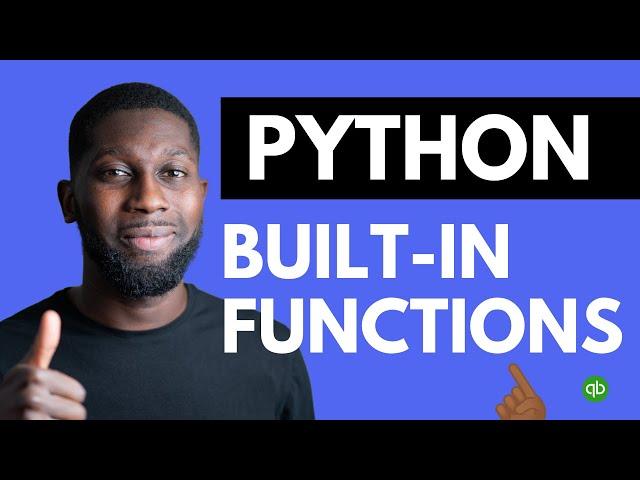 Python Built in Functions | Python Tutorial #15