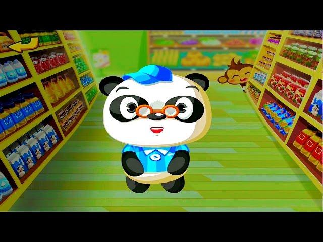 Доктор Панда в супермаркете - Развивающие мультфильмы.  Dr Panda's Supermarket