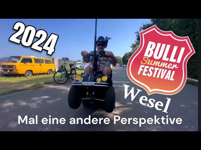 Bulli Sammer, Festival  Wesel  2024 mal in einer anderen Perspektive