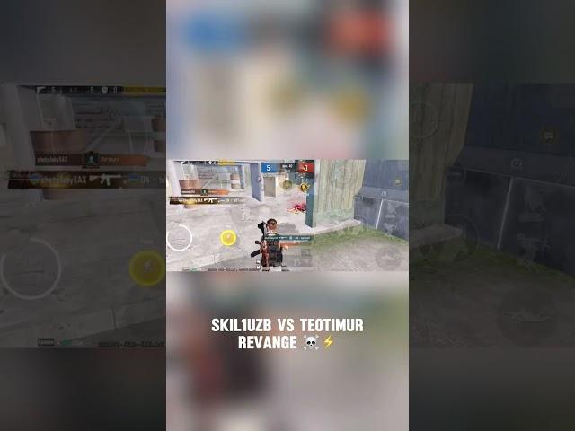 TEOTIMUR VS SKIL1UZB REVANGE️ ONADAN SOKMAGANLARIDA BUNAQA YUTMASDIM #tdm #bgmi #pubgmobile #pubg