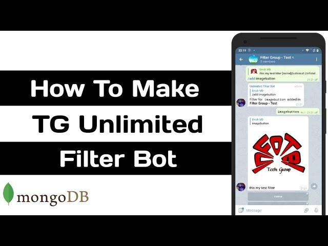 How To Create Telegram Unlimited Filter bot | MongoDB