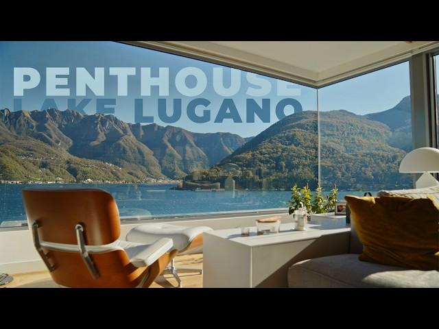 Touring Penthouse with BREATHTAKING VIEWS of Switzerland’s Lake Lugano