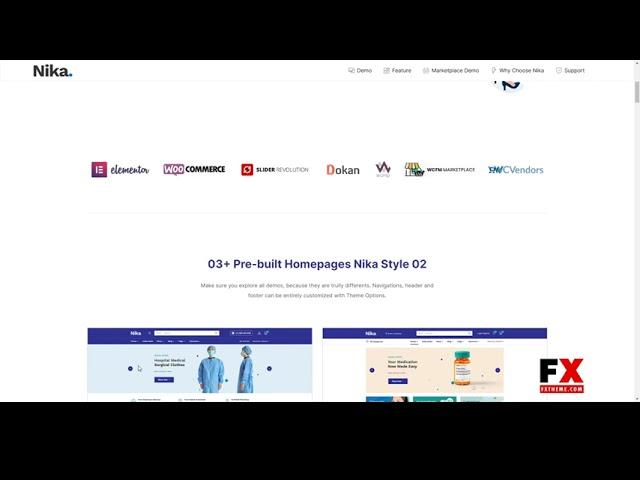 Nika - Medical Elementor WooCommerce Theme wpml healthcare Build Website