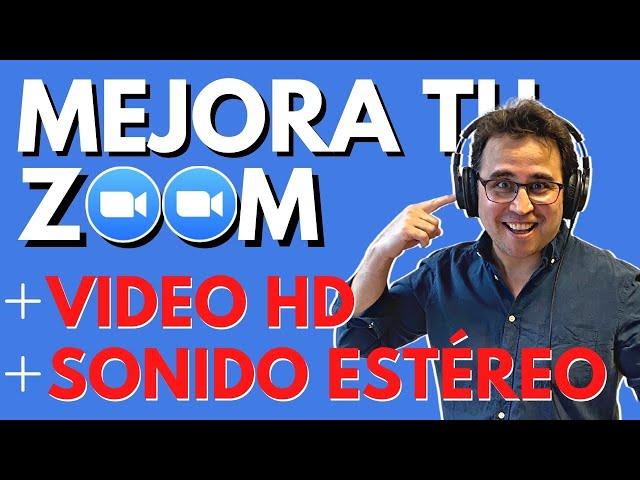 Mejora tu AUDIO en ZOOM a ESTÉREO y aumenta tu calidad de VIDEO a HD