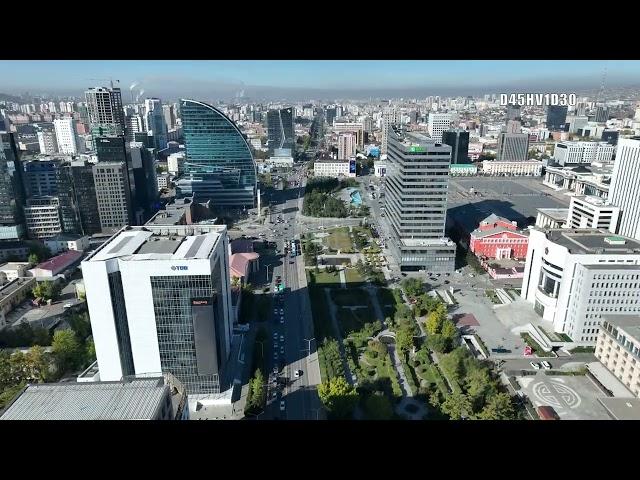 Autumn in the capital city - Ulaanbaatar new (2023/10) Driving tour [4K] with Drone footage