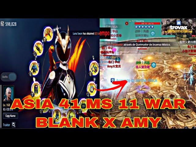 MIR4-TEAM HOF BLANK AGAINST TEAM AMY | ASIA 41 MS 11 WAR | HALL OF FAME VS FAMOUS FAMILY