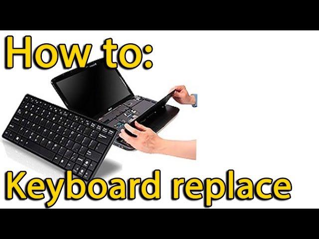 How to replace keyboard on HP EliteBook 8540w laptop