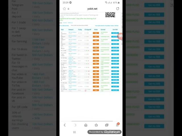 YoBit AirDrop Earn up to 4700 Fast Dollars every day #crypto #btc #trx  #defi