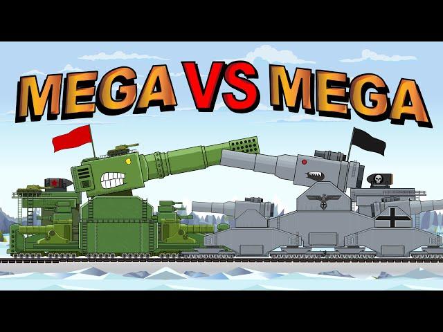 "Railway Battle of the Mega Tanks" Cartoons about tanks