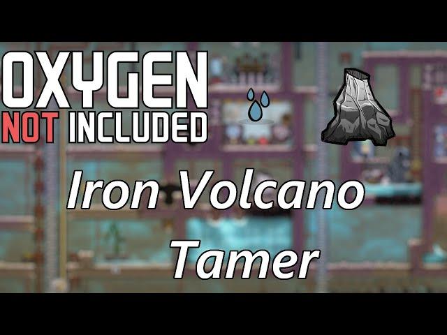 Iron Volcano Tamer using a Pool of Water! - Fast Cooling - Oxygen Not Included