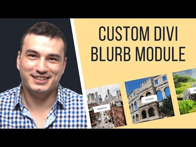 Divi Blurb Module Design With Hover Effect And Zoom Effects