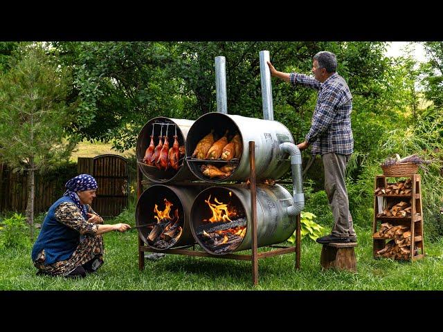 ️ Barrel Smoked Chicken: Traditional Method for Juicy Flavor