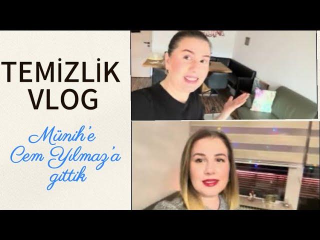 MÜNİH’DE CEM YILMAZ’IN SHOWUNDAYIZ/DOĞUM GÜNÜ SONRASI TEMİZLİK VLOG/BANYO DÜZENİM SALON TEMİZLİĞİ🫧