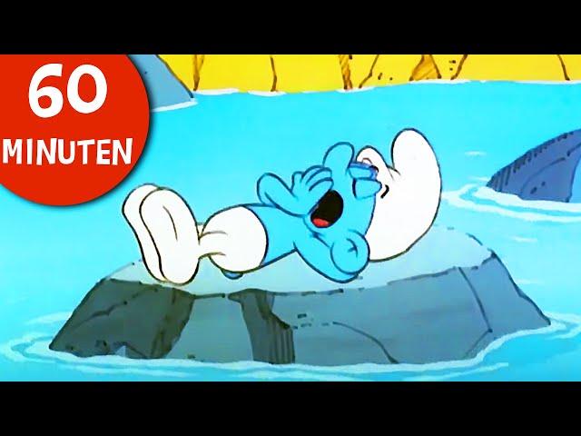 60 Minuten Compilation • Fauler Schlumpf • Die Schlümpfe