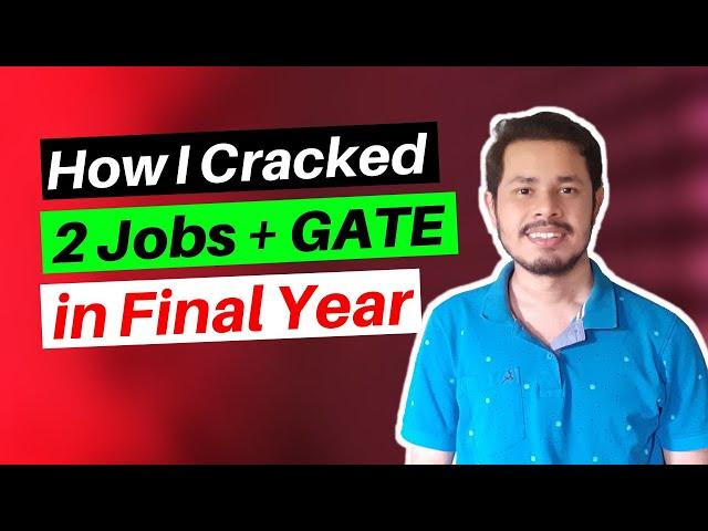 How to crack GATE with College Placement | Manage GATE Preparation with Campus Placement | GATE CSE